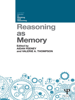 cover image of Reasoning as Memory